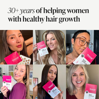Viviscal Hair Growth Supplements ForWomen For Thicker, Fuller Hair,Nourishes Thinning & Loss, WithProprietary Collagen Complex, 60Tablets, 1 Month Supply